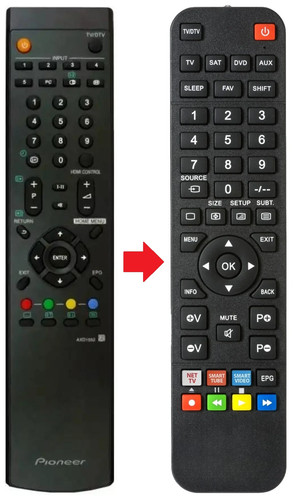 Telecomando adatto per - , pioneer