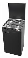 Fornello cucina gas gpl/metano 4 fuochi doppia corona piano acciaio con mobile
