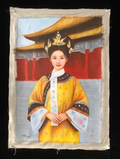 Dipinto olio cinese su tela