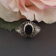 Anello donna onice argento 925