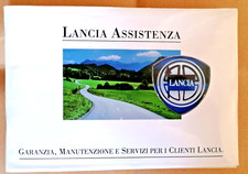 1999 LIBRETTO GARANZIA LANCIA VETTURA K TURBO IE BENZINA ROTTAMATA