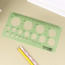 2 PCS Drawing Ruler Righello