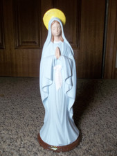Madonna ceramic statue figure