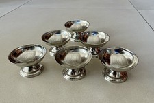 Set di 6 coppette da gelato in acciaio inox Ø 9cm altezza 5,5 cm
