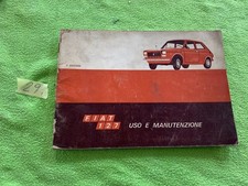 Libretto uso e manutenzione Fiat 127 2/3 Porte