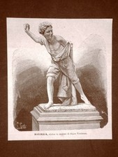 Balilla Statua in marmo di Giani Vincenzo del 1879