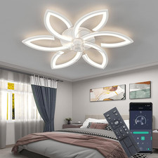 Ventilatori Da Soffitto Con Lampada Dimmerazione a Induzione Da 70W Lampadario V
