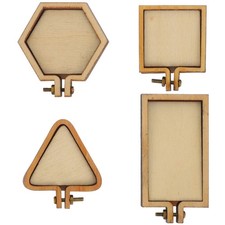  4 pezzi punto croce telaio di