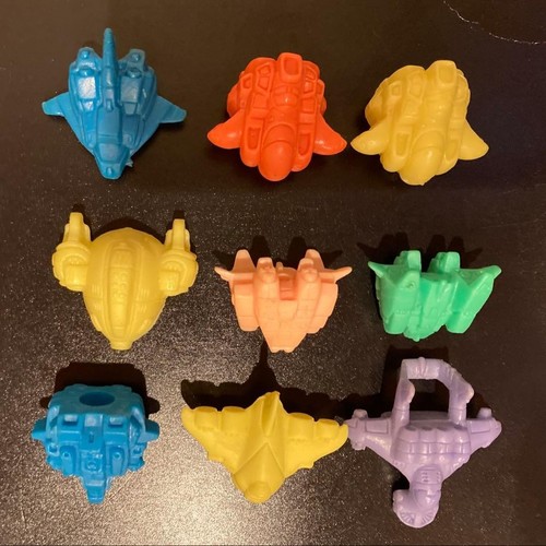 Gundam keshi eraser vehicles - keshi,