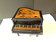 PIANOFORTE PORTA GIOIE 2 SCOMP. CON CARILLON -FUNZIONANTE  -cm.. 20 X 18 X 13  -