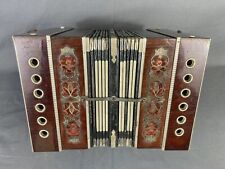 CONCERTINA BASSA F. LANGE Funzionante 27 Bottoni