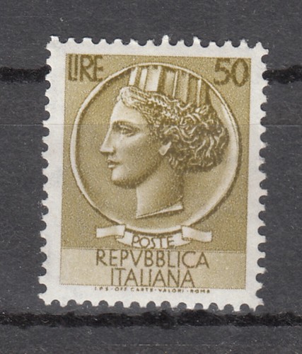 Italia 1955 turrita o - 1955-60,
