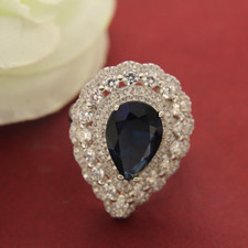 Fede Nuziale 6 Ct Pera Creata