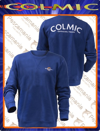 Felpa colmic blue girocollo - felpa,