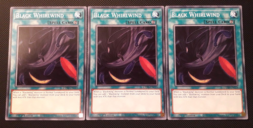 3x vortice nero - yu-gi-oh!,