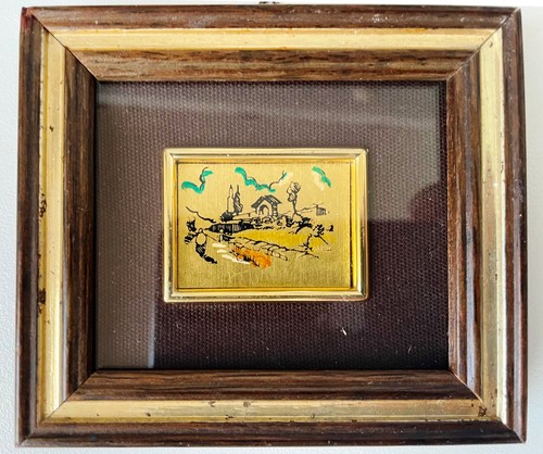 Quadro recanati foglia oro - quadro,
