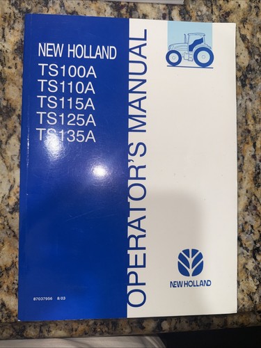 New holland ts100a - holland, ts115a