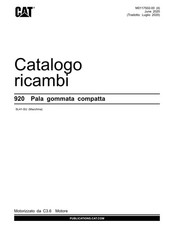 Caterpillar 920 Pala gommata