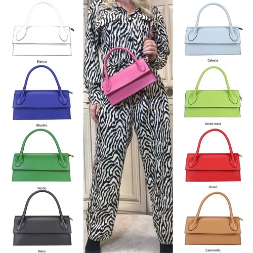 Borsa vera pelle donna - in,