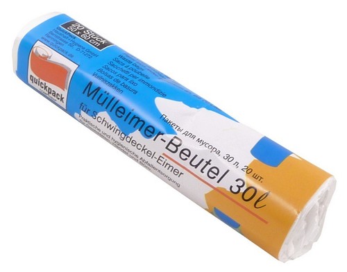 Sacchetti pattumiera litri - sacchetti, 30