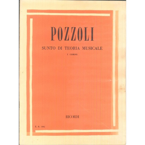 Pozzoli sunto teoria - sunto, di