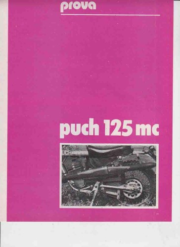 Advertising test moto - test, mc