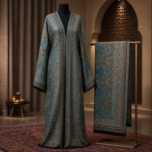 Pashmina abaya con hijab lungo - pashmina,
