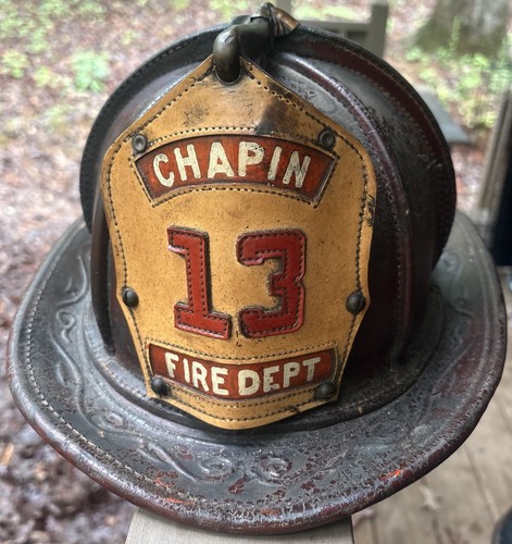 Casco antincendio vintage