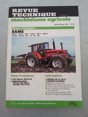 Revue technique tracteur - revue,