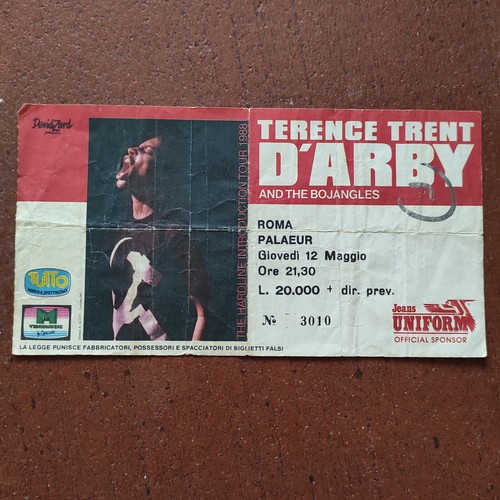 Biglietto concerto terence - biglietto,
