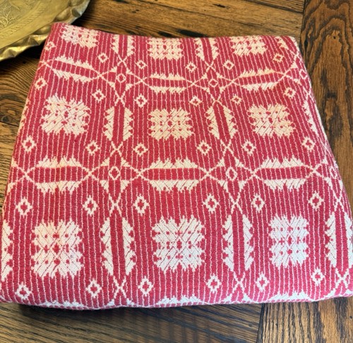 Copriletto jacquard lana
