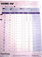 WISC-IV Integrated Block