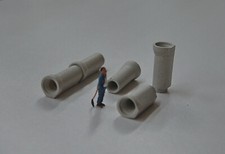 5pz. Tubi cemento accessori