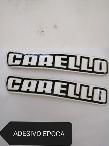 Scritta carello sigla epoca - sigla, d