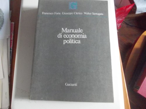Manuale economia politica - manuale, di