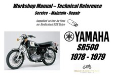 Yamaha SR500 SR 500 Manuale