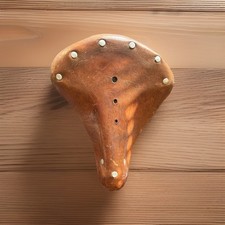 Sella bici epoca - in, cuoio