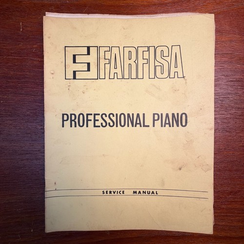 Manuale servizio pianoforte - manuale,