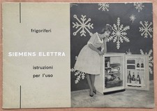 SIEMENS ELETTRA-Libretto originale istruzioni d' uso-Frigoriferi 125-160-240/'50