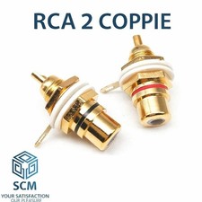 2 pezzi Coppie connettore RCA
