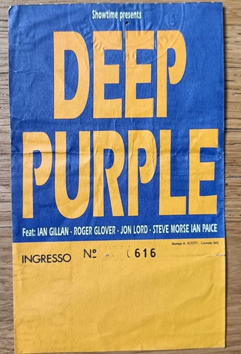 Biglietto concerto deep purple - concerto,