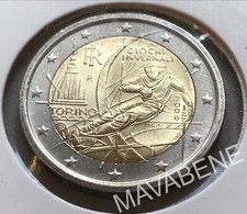 ITALIA 2006 GIOCHI INVERNALI TORINO MONETA 2 EURO NUOVA in cartoncino protettivo
