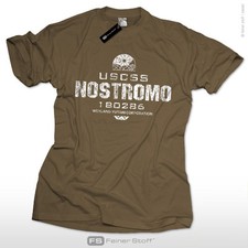 Camicia USCSS Nostromo Xenomorfo Alieni Alieni nerd gamer prometheus weyland culto 
