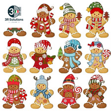 Cute Cartoon Man Gingerbread