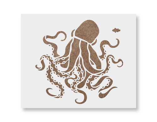Kraken stencil polpo - kraken,