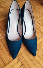 scarpe décolleté Blu N° 37.5 scamosciate Zara