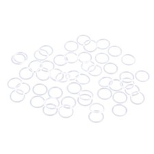 50pcs White Silicone Rubber