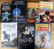 Lotto libri fantasy Spada Shannara Terry Brooks elfi re eredi canzone Chronicles