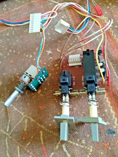 TEAC X-10 TAPE SPEED REEL SIZE PITCH CONTROL BOARD KNOB BUTTONS