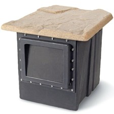 Skimmer Pondbuilder PB1304 Serenity Pond - con coperchio in finta roccia - scatola pompa - piscina